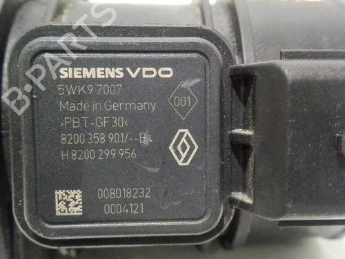 Mass air flow sensor RENAULT CLIO III (BR0/1, CR0/1) 1.5 dCi (BR17, CR17) | BP20779935M95 