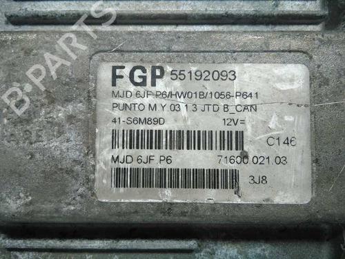 Engine control unit (ECU) FIAT PUNTO (188_) 1.3 JTD 16V | BP20799977M57 