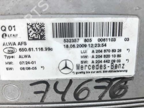 Module xenonverlichting MERCEDES-BENZ GLK-CLASS (X204) 220 CDI 4-matic (204.984, 204.997) | BP20728873C53 