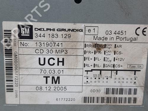 Bilradio OPEL ASTRA H GTC (A04)  | BP20766903E6 