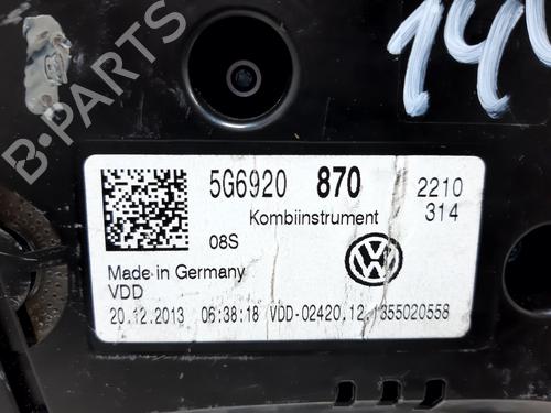 Instrument cluster VW GOLF VII (5G1, BQ1, BE1, BE2) 2.0 GTI | BP20756442C47 