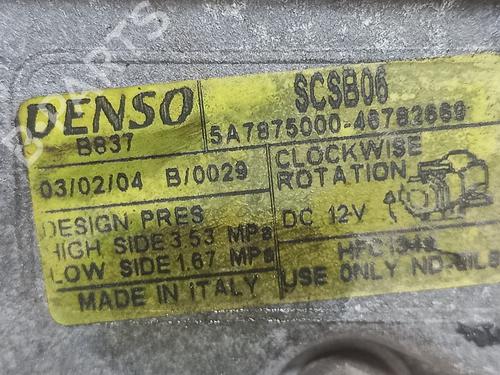 AC compressor FIAT PUNTO (188_) 1.2 16V 80 (188.233, .235, .253, .255, .333, .353, .639,... | BP20747430M34 