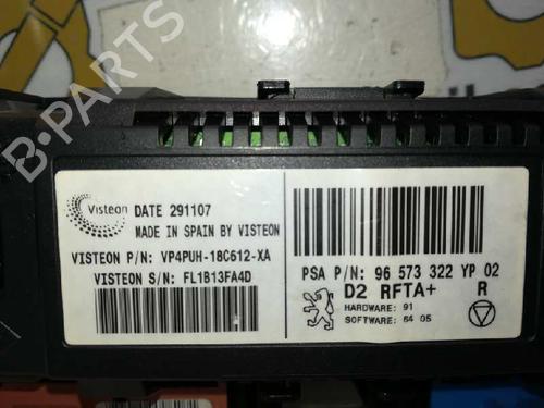 Climate control PEUGEOT 407 SW (6E_, 6D_) 2.2 HDi 170 | BP20778296I5 