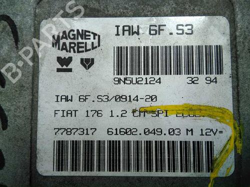 Engine control unit (ECU) FIAT PUNTO (176_) 75 1.2 | BP20799887M57 