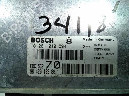 Engine control unit (ECU) PEUGEOT 206 Hatchback (2A/C) 2.0 HDI 90 | BP20794970M57 