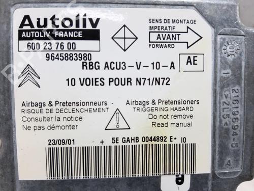 ECU airbags CITROËN XSARA (N1) 2.0 HDi 90 | BP20743414M53 