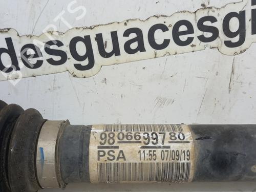 Right front driveshaft PEUGEOT PARTNER Box Body/MPV (K9) 1.5 BlueHDi 100 | BP21828416M39 