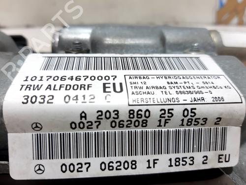 Venstre gardin kollisjonspute MERCEDES-BENZ C-CLASS Coupe (CL203) C 200 CDI (203.707) | BP20756560C11 