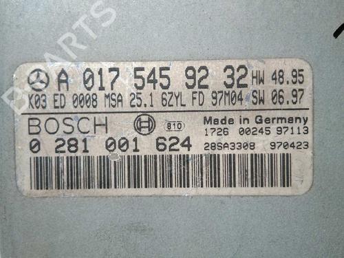Engine control unit (ECU) MERCEDES-BENZ E-CLASS (W210) E 300 Turbo-D (210.025) | BP20791142M57 