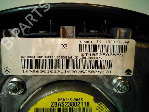 Driver airbag MERCEDES-BENZ A-CLASS (W169) A 180 (169.032, 169.332) | BP20789796C9 