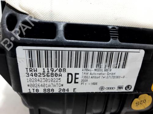 Passasjer kollisjonspute VW TOURAN (1T1, 1T2) 2.0 TDI 16V | BP20751003C10 