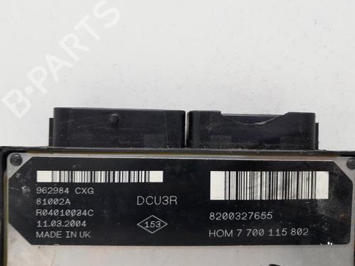 Engine control unit (ECU) RENAULT KANGOO (KC0/1_) D 55 1.9 (KC0D) | BP23565859M57 