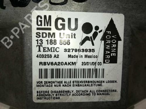 ECU airbags OPEL ZAFIRA / ZAFIRA FAMILY B (A05)  | BP20795431M53 