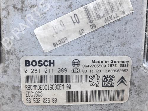Engine control unit (ECU) PEUGEOT 206 Hatchback (2A/C) 1.4 HDi eco 70 | BP20753962M57 