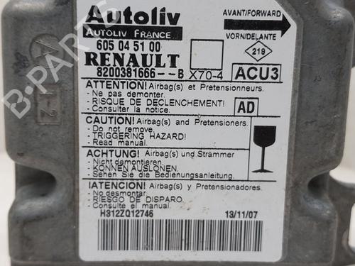 ECU airbags RENAULT MASTER II Van (FD)  | BP25484931M53 