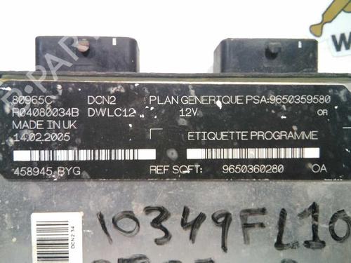 Engine control unit (ECU) CITROËN BERLINGO / BERLINGO FIRST Box Body/MPV (M_) 1.9 D 70 (MBWJZ, MCWJZ) | BP20795956M57 