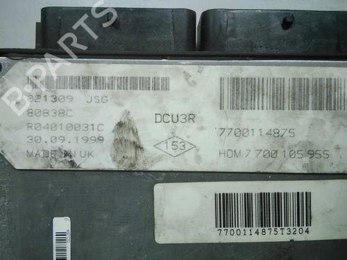 Engine control unit (ECU) RENAULT CLIO II (BB_, CB_) 1.9 D (B/CB0E, BB0J) | BP20797429M57 