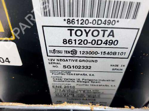 Radio TOYOTA YARIS (_P9_) 1.0 VVT-i (KSP90_, KSP90R) | BP20732608E6 