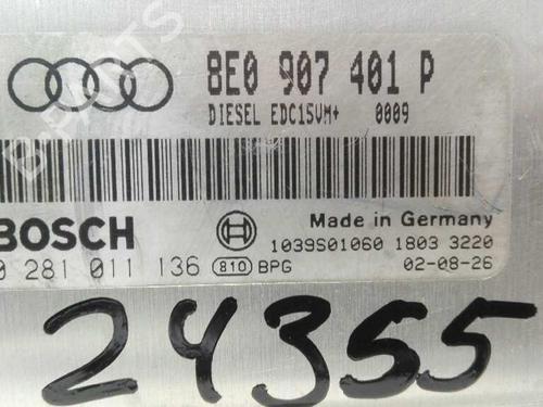 Engine control unit (ECU) AUDI A6 C5 (4B2) 2.5 TDI | BP20779000M57 