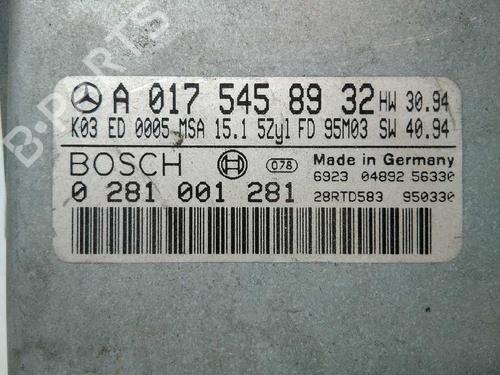 Engine control unit (ECU) MERCEDES-BENZ C-CLASS (W202) C 250 D (202.125) | BP20791183M57 