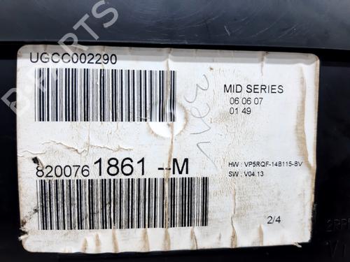 Instrument cluster RENAULT CLIO III (BR0/1, CR0/1) 1.5 dCi (C/BR0G, C/BR1G) | BP20747865C47 