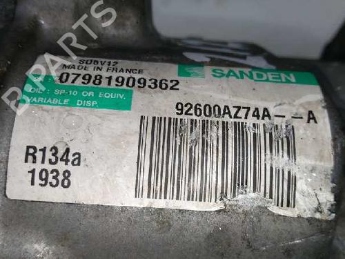 AC compressor NISSAN NV200 Van 1.5 dCi 85 (M20, M20N, M20M) | BP20783891M34 