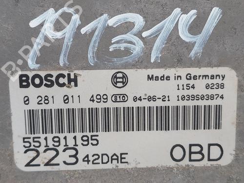 Engine control unit (ECU) FIAT DOBLO Box Body/MPV (223_) 1.9 JTD | BP28192214M57 