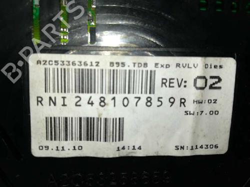 Instrument cluster RENAULT MEGANE III Coupe (DZ0/1_)  | BP21015293C47 