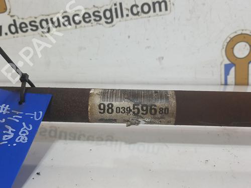 Right front driveshaft PEUGEOT 208 I (CA_, CC_) 1.4 HDi | BP20757375M39 