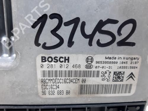 Engine control unit (ECU) CITROËN XSARA PICASSO (N68) 1.6 HDi | BP20748893M57 