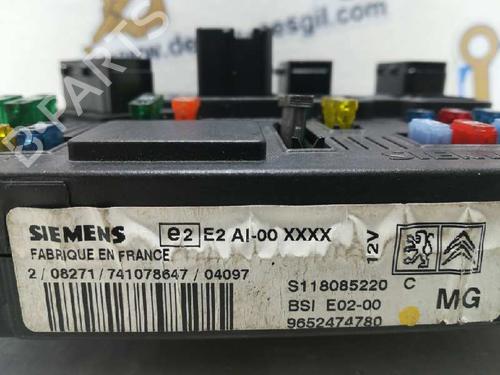Fuse box PEUGEOT 206 CC (2D) 1.6 16V (2DNFUF, 2DNFUR) | BP20728257E1 