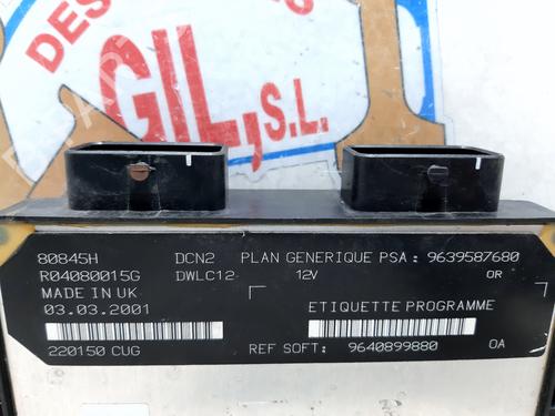 Engine control unit (ECU) PEUGEOT 206 Hatchback (2A/C) 1.9 D | BP20741387M57 