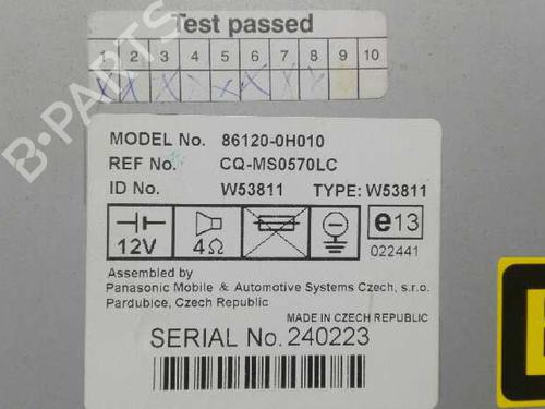 Radio CITROËN C1 (PM_, PN_) 1.0 | BP20795986E6 