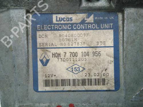 Engine control unit (ECU) RENAULT CLIO II (BB_, CB_) 1.9 D (B/CB0E, BB0J) | BP20797524M57 