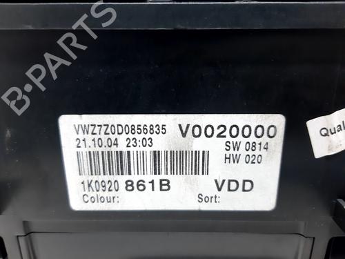 Instrument cluster VW GOLF V (1K1)  | BP20743620C47 