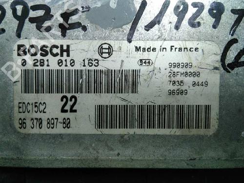 Engine control unit (ECU) PEUGEOT 306 (7B, N3, N5) 2.0 HDI 90 | BP20794702M57 