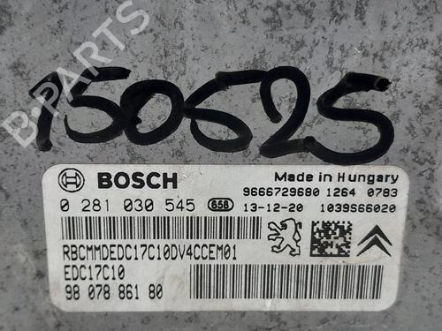 Engine control unit (ECU) PEUGEOT 208 I (CA_, CC_) 1.4 HDi | BP20759866M57 
