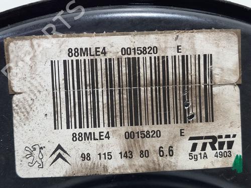 Servo brake PEUGEOT 208 I (CA_, CC_) 1.2 VTI 82 | BP21518807M42 
