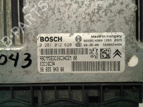 Engine control unit (ECU) CITROËN BERLINGO / BERLINGO FIRST Box Body/MPV (M_) 1.6 HDI 75 (MB9HW) | BP20795678M57 