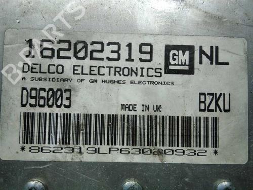 Engine control unit (ECU) OPEL VECTRA B (J96) 1.6 i 16V (F19) | BP20799184M57 