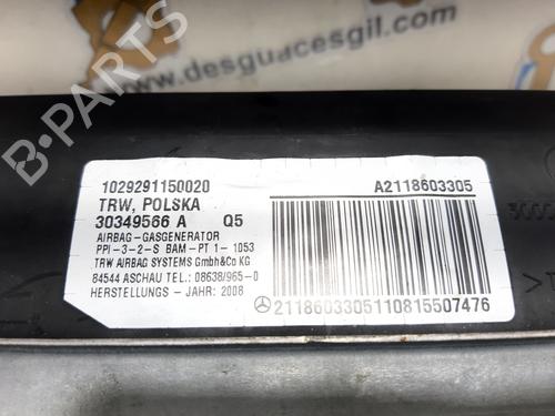 Passasjer kollisjonspute MERCEDES-BENZ E-CLASS (W211) E 220 CDI (211.008) | BP20751032C10 