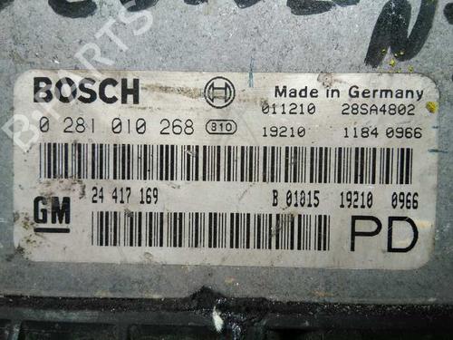 Engine control unit (ECU) OPEL ZAFIRA A MPV (T98) 2.0 DTI 16V (F75) | BP20799385M57 