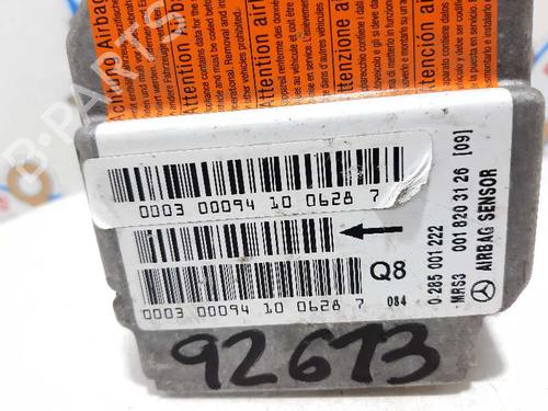ECU airbags MERCEDES-BENZ A-CLASS (W168) A 170 CDI (168.008) | BP20733290M53 