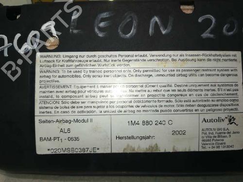 Høyre sete kollisjonspute SEAT LEON (1M1)  | BP20802664C14 