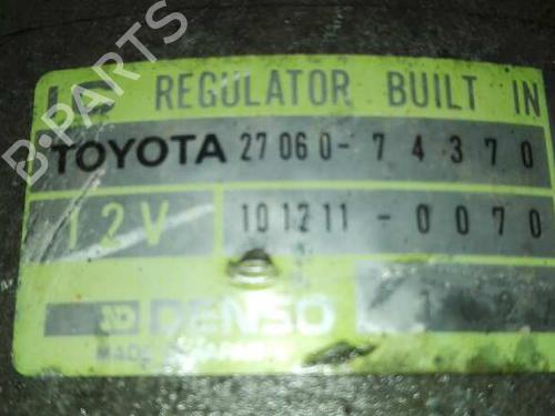 Alternator TOYOTA RAV 4 I (_A1_) 2.0 | BP20777732M7 