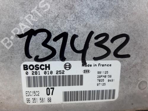 Engine control unit (ECU) CITROËN XANTIA (X1_, X2_) 2.0 HDI 109 | BP20748853M57 