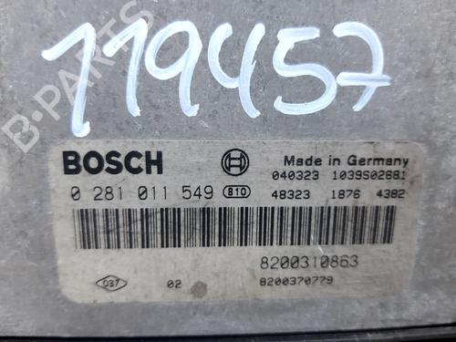 Engine control unit (ECU) RENAULT SCÉNIC II (JM0/1_)  | BP20743309M57 