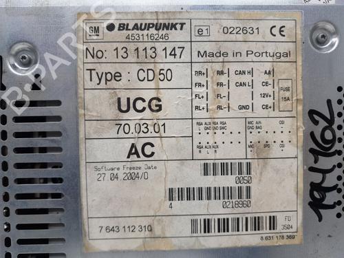 Bilradio OPEL VECTRA C (Z02)  | BP30619566E6 