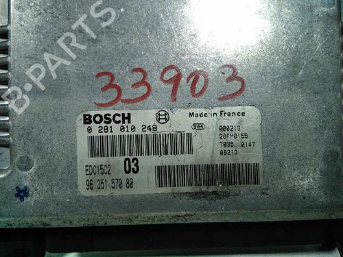 Engine control unit (ECU) PEUGEOT 406 (8B) 2.0 HDI 110 | BP20794782M57 