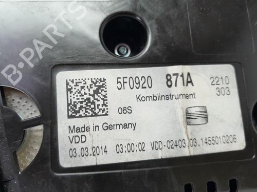 Instrument cluster SEAT LEON (5F1) | BP30905823C47